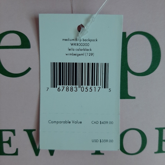 Kate spade leila colorblock medium flap backpack - Picture 14 of 14